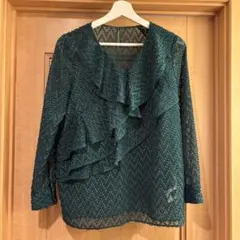YOSHIE INABA 長袖 シアーブラウス 38のサムネイル