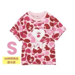 APEE BY A BATHING APE ハートカモ Tシャツ Sのサムネイル