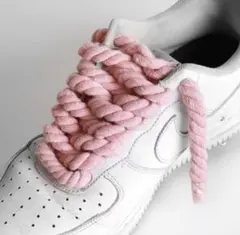ロープシューレース 2本セット ピンク靴ひもくつひも