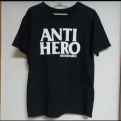 ANTIHERO アンタイヒーロー logo tee black　Tシャツ 　黒
