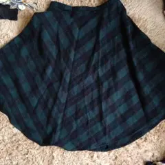 最終値下げ チェック スカート