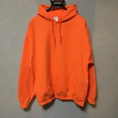 新品 GILDAN ギルダン カブリパーカー セーフティオレンジ XL