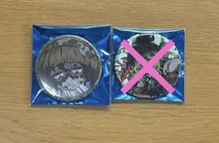 鬼滅の刃 絵巻カフェ 終ノ巻 箔押し 缶バッジ 妓夫太郎