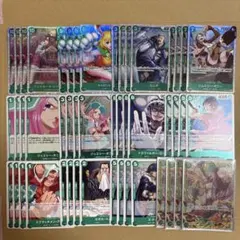 ワンピースカードゲーム 緑ミホーク 緑ボニー デッキパーツ 大量