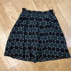 BURBERRY BLUE LABEL ドット柄 フレアスカート 38のサムネイル