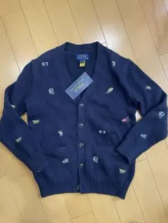 Polo Ralph Lauren カーディガン　ラガー総柄刺繍130㌢新品