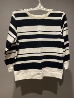 新品 THE EMPORIUM ストライプ 長袖セーター Mのサムネイル