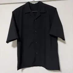 ブラック半袖シャツM