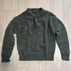 LUCKY STRIKE ダークグリーン セーター M