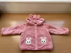 MIKI HOUSE 110 ピンク ウサギのアウター