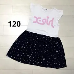 Ｘ-girl stages エックスガール　ステージス　ロゴプリント　ワンピース