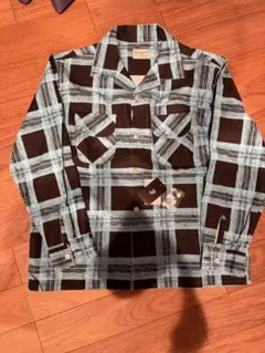 FJ ORIGINAL PRINT NEL ネルシャツ L black 60's FJ ORIGINAL PRINT NEL ネルシャツ L black 60's - メルカリ