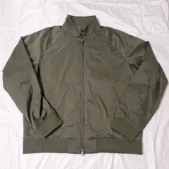 オリーブ色スタンドカラージャケット