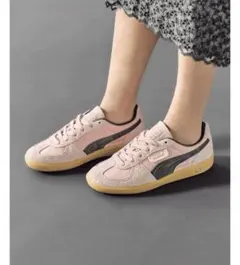 PUMA Palermo スニーカー 百々千晴コラボ パレルモ 23.5 ピンク