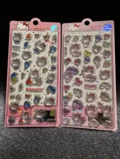 【感謝セール】正規品ハローキティボンボンドロップシール海外限定シール2枚セット
