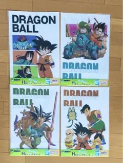 一番くじ　ドラゴンボール　H賞　ビジュアルシート4枚セット