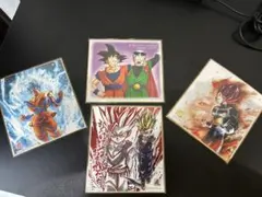 ドラゴンボール アート色紙 4枚セット