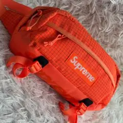 【激レア 美品】シュプリーム　24SS　ウエストバッグ　ボディバッグ　オレンジ系