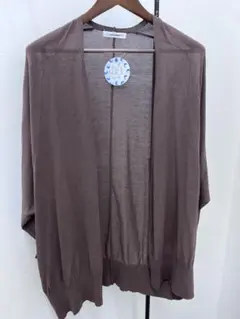 新品未使用 SALA SALA ドルマンスリーブ カーディガン ブラウン 薄手