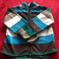 フリース　男女兼用　暖かい　ぬくぬく　冬　ストライプ　お洒落　美品