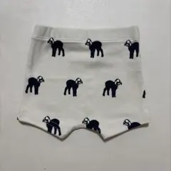 MONMIMI Square Short Pants 黒ヤギ