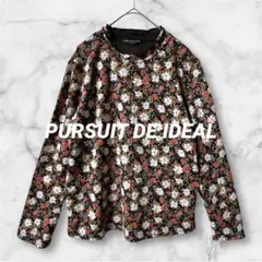 Ld790＊美品⭐️パーストディデアル 長袖カットソー 花柄 M〜L 総柄