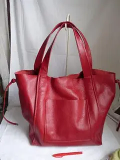 Zara 大きなトートバッグ 本革のサムネイル