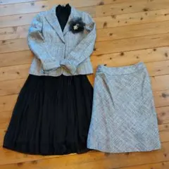 ☆COMME CA ISM フォーマル.ツイードスーツ.ワンピース3点セット☆