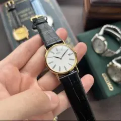 SEIKO tank 5Y39 ラウンド ローマ数字 稼働品のサムネイル
