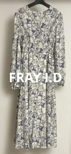 FRAY I.D 花柄ロングワンピース