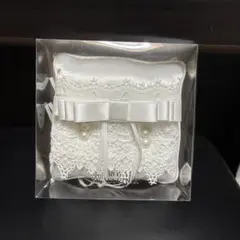 【未使用品】リングピロー　ロイヤルアッシャー　ホワイト