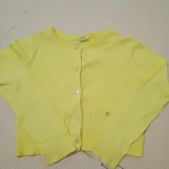 【お値下げ！】BREEZE イエローカーディガン 110