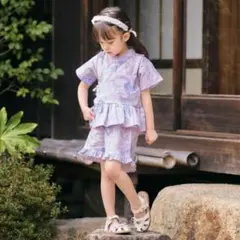 アプレレクール 甚平 100cm ｜アプレのはんなりGIRLS甚平