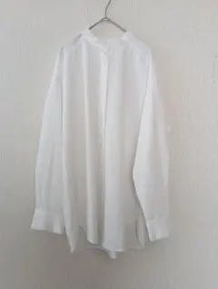 GU　バンドカラー　ロングシャツ　　 長袖