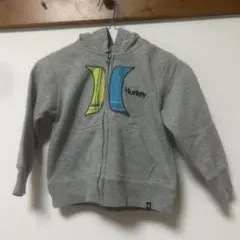 Hurley グレー フードパーカー 100cm~