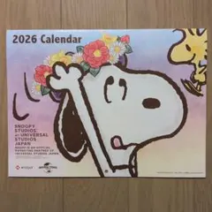 スヌーピー　壁掛けカレンダー 2026