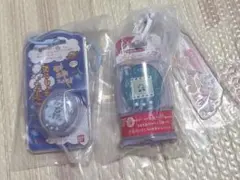 たまごっち ミニチュア カスタムキーリング2　キーホルダー 2点セット