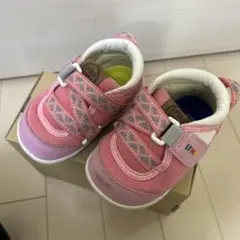 IFME ベルト付きピンクスニーカー 12.5cm