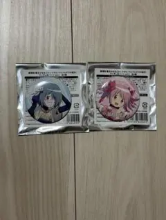 魔法少女まどか⭐︎マギカ　ワルプルギスの廻天　缶バッジ　美樹さやか　鹿目まどか