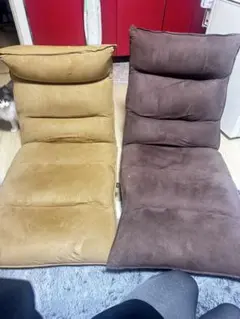 LOWYA　座椅子 1億円座椅子 低反発 42段ギア リクライニング