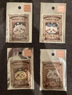 ちいかわアドベンチャー　手配書　ちいかわ　ハチワレ　うさぎ　あのこ　ステッカー