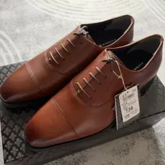【新品未使用】PATRICK COX 本革シューズ　茶25.0cmのサムネイル