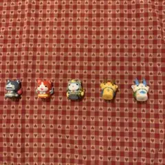 妖怪ウォッチ　キャラクターマスコット　5体