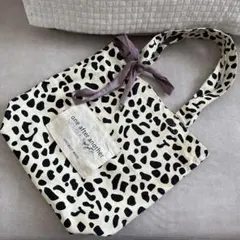 【one after another NICE CLAUP】ヒョウ柄トートバッグ