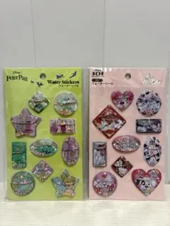 新品　セリア　ウォーターシール　ピーターパン　101匹わんちゃん　ディズニー