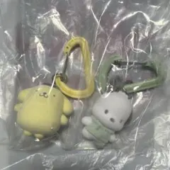 サンリオ　カラフルカラビナ マスコットチャーム ポチャッコ　ポムポムプリン
