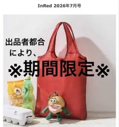 ゼスプリ キウイブラザーズ レッドのぬいぐるみエコバッグのサムネイル