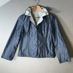 2WAY✨(ジャンニロジュディチェ】リバーシブル 軽量ジャケット(36)紺