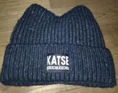 KATSE 猫耳 ニット帽 ブラック