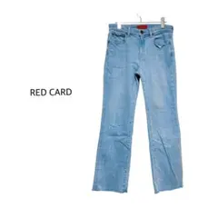 近年モデル レッドカード 28523 カットオフ ストレッチストレートデニム25